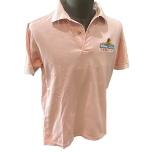Disney MGM Studios Pink Polo Shirt Large